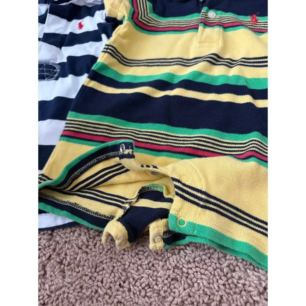 Ralph Lauren Baby Striped One Pieces 3 months